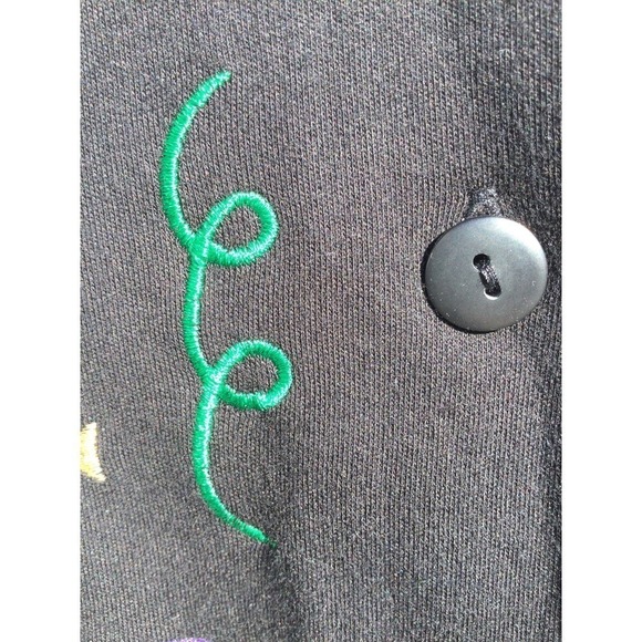 Bechamel Womens Cardigan Size Large NEW Embroidered New Year Celebration Festive - Picture 8 of 10